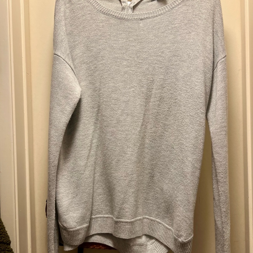 Vintage H&M Gray Crew Neck Sweater Soft Cotton Blend